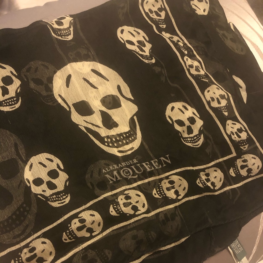 Alexander McQueen silk scarf